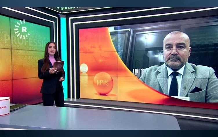 Dr. Neim Yusif, Rûdaw TV yayınına katıldı.