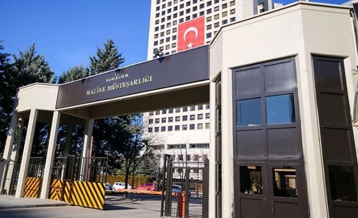 باڵەخانەی وەزارەتی گەنجینە و دارایی تورکیا.
