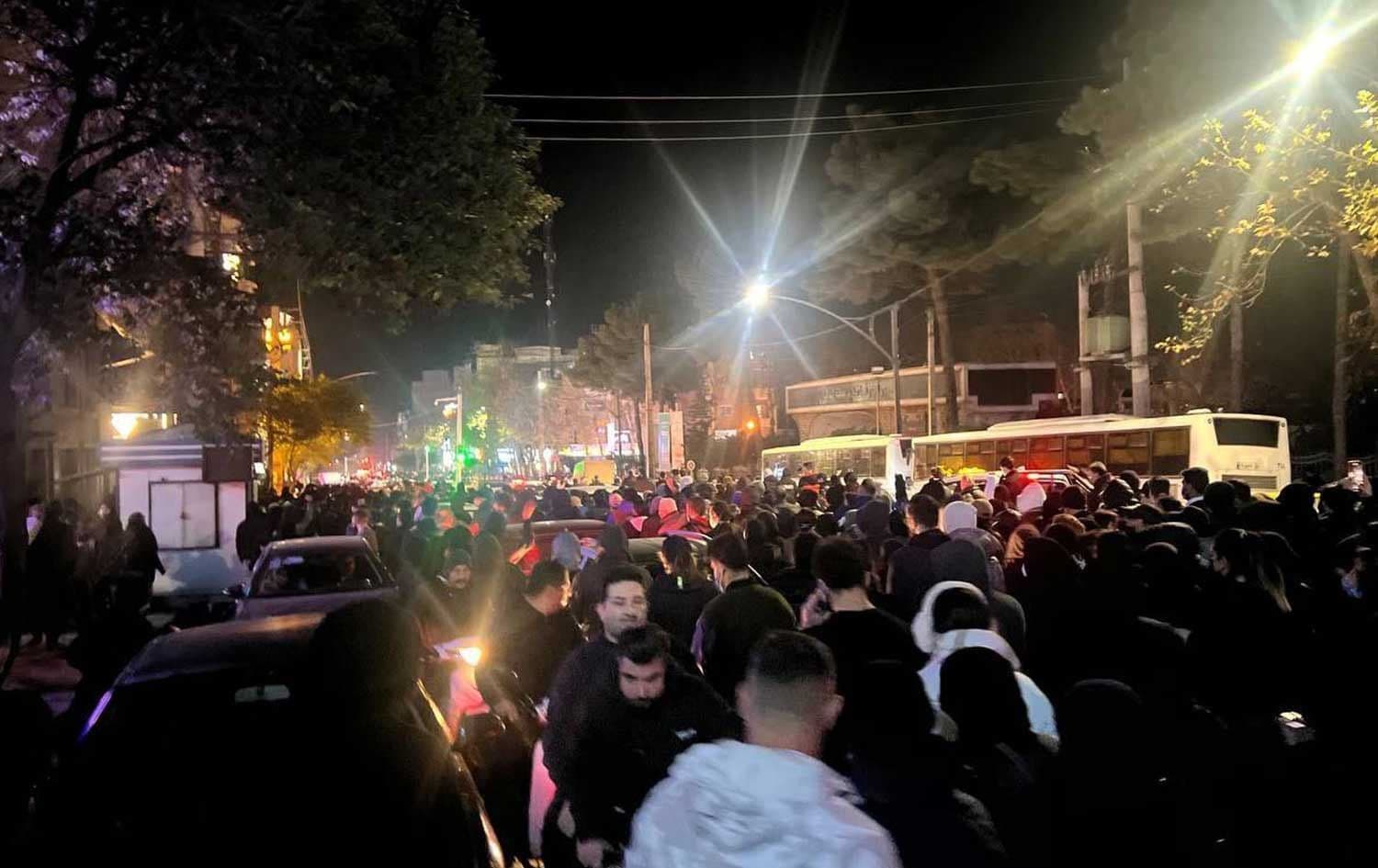 دیمەنێک لە خۆپێشاندانەکانی چەند هەفتەی رابردووی ئێران. وێنە: تۆڕە کۆمەڵایەتییەکان