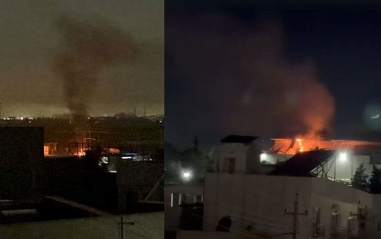 دیمەنی هێرشێکی درۆنی بۆ سەر هەرێمی کوردستان