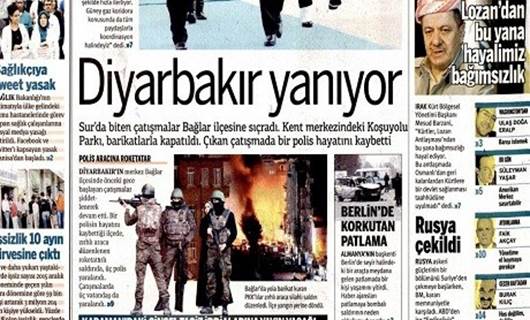 Rojeva Îro ya Rojnameyên Tirkiyê - Diyarbekir dişewite!