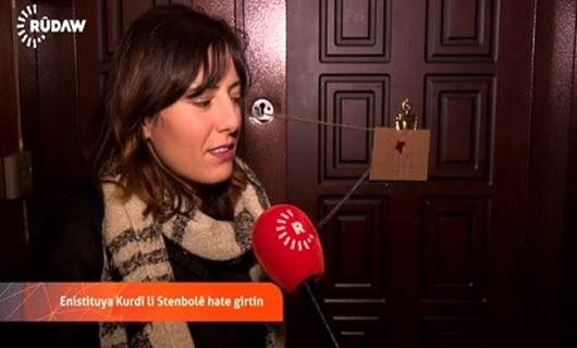 Xwendekarên Enstîtuya Kurdî li hemberî girtinê nerazibûn nîşan dan