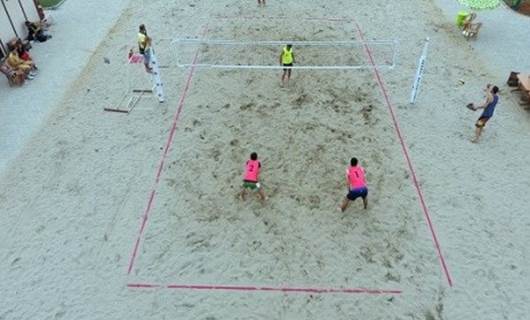 Mardin’de plaj voleybolu turnuvası