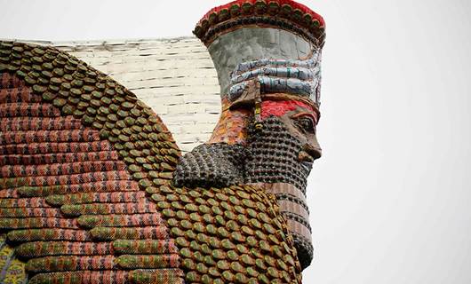 In pictures: Lamassu sculpture by Iraqi-American artist unveiled in London