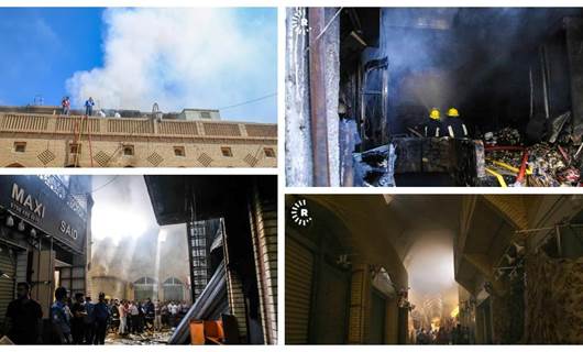 FOTO/ERBİL - Kayseri Çarşısı’nda yangın