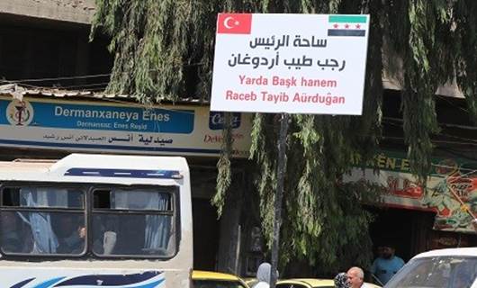 Li Efrînê navê ‘Recep Tayyip Erdogan’ li meydanekê kirin