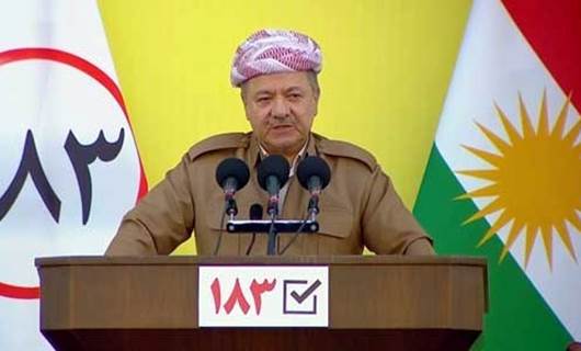 Serok Barzanî: Ez wan tiliyan maç dikim ku deng dane serxwebûna Kurdistanê