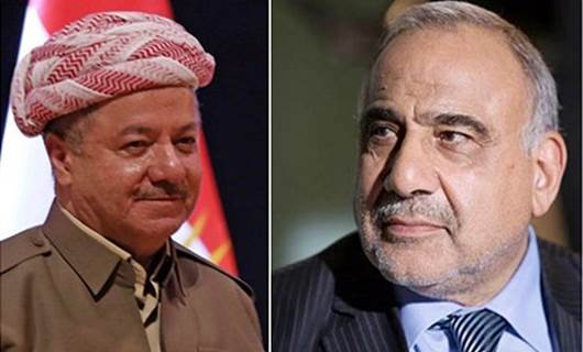 Başkan Barzani’den Adil Abdülmehdi’ye tebrik telefonu