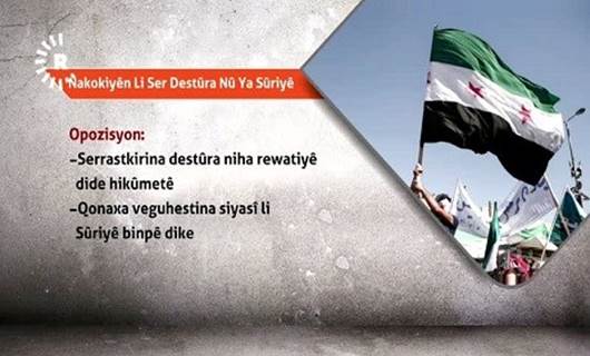 Nakokiyên li ser destûra nû ya Sûriyê berdewam in