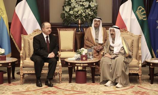 Başkan Barzani ile Kuveyt Emiri ikili ilişkileri görüştü