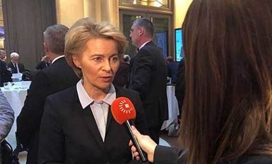 Ursula von der Leyen: Em piştgiriya xwe ya bo Kurdan didomînin