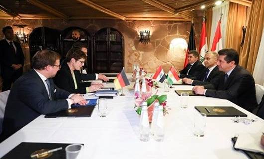 Mesrur Barzani, CDU lideriyle görüştü