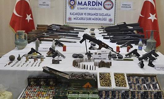 Mardin'de silah ve tarihi eser operasyonu
