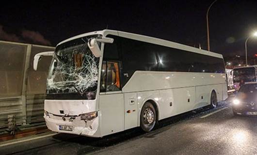Haliç’te zincirleme otobüs kazası