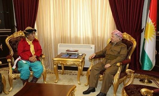 Başkan Barzani Kürt tarihçi Kelimullah Tevehudi'yi kabul etti