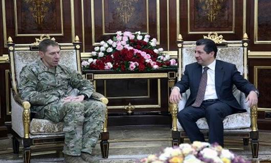 Barzani, Irak ve Suriye Özel Operasyonlar Ortak Grubu Komutanı ile görüştü