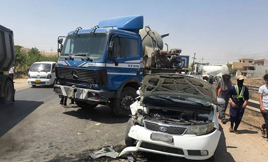 Kürdistan Bölgesi'nde trafik kazalarının zararı ortalama yıllık 20 milyon dolar
