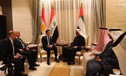 Başkan Neçirvan Barzani, Abu Dabi veliaht prensi Muhammed bin Zayid ile bir araya geldi