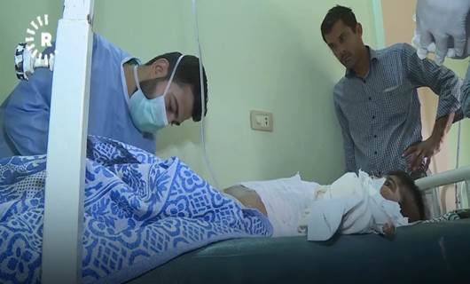 Kurdish child severely burned by suspected Turkish use of white phosphorus now in a stable condition