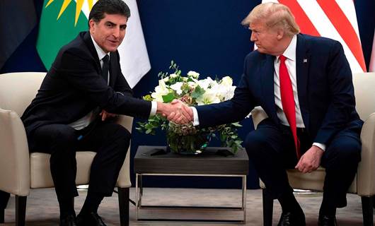 Kurdistan Region President Nechirvan Barzani meets Trump at Davos summit