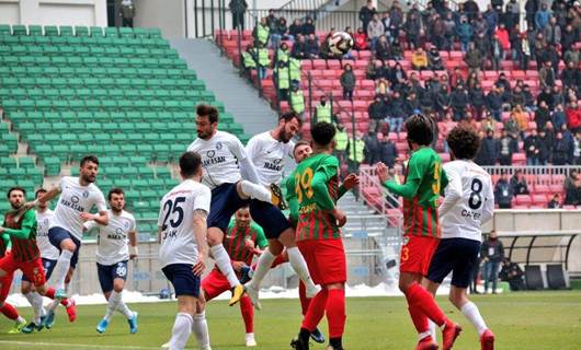 Amedspor evinde Sarıyer engelini aştı