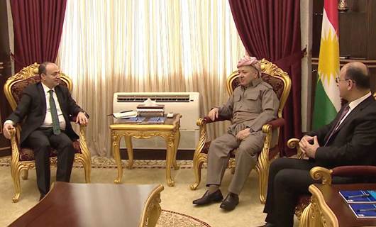 Başkan Barzani ile  Osman Baydemir bir araya geldi
