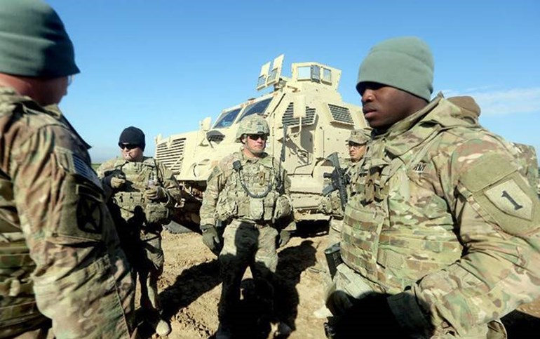 US soldiers in Basmaya base, southeast of Baghdad, Iraq, January 26, 2016. File photo: Ahmad al-Rubaye/ AFP