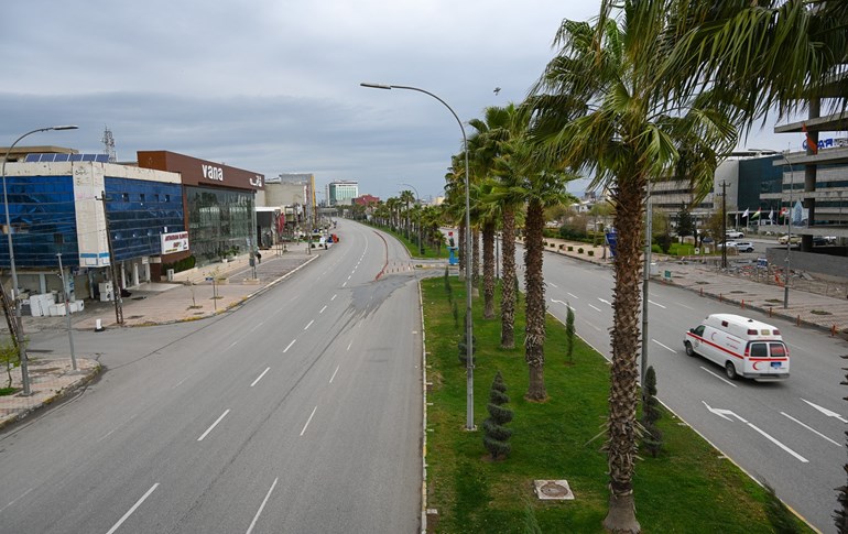 Erbil under lockdown on March 14, 2020. Photo: Bilind T.Abdullah/Rudaw