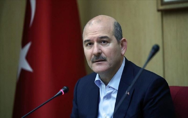 Turkey’s interior minister Suleyman Soylu: File photo: AA