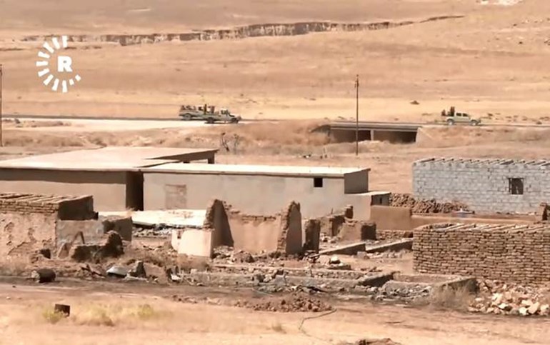 Yezidi village of Khanasor, northwest of Shingal. File photo: Rudaw