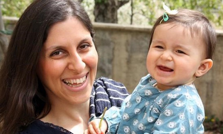  Nazanin Zaghari-Ratcliffe pictured with her daughter Gabriella. Photo: Free Nazanin