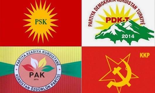 Kürdistan isimli partilerin kapatılması davasına karşı 400 kişilik ortak bildiri