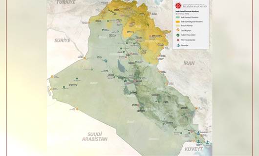 İletişim Başkanlığı’nın paylaştığı haritada ‘Kürdistan’ detayı tartışma yarattı