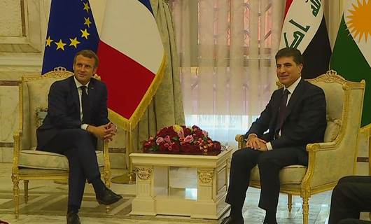 Neçirvan Barzani ile Emmanuel Macron görüştü