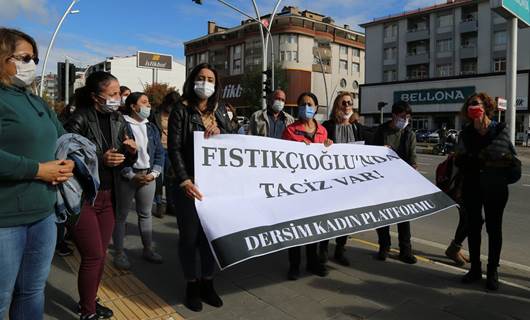 Taciz olayını protesto eden kadınlara polis müdahalesi