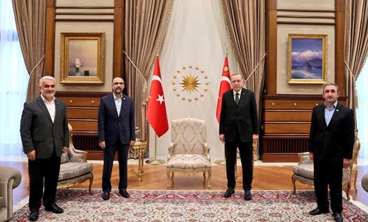 HÜDAPAR Genel Başkanı ile Erdoğan bir araya geldi