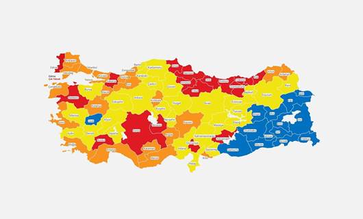 Korona herî zêde li Bakurê Kurdistanê kêm bûye