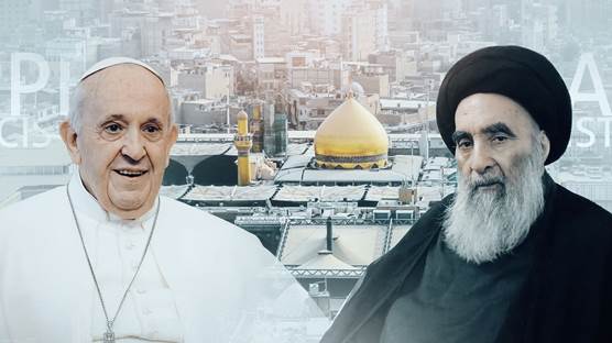 Papa Şii lider Ayetullah Ali Sistani ile görüşecek