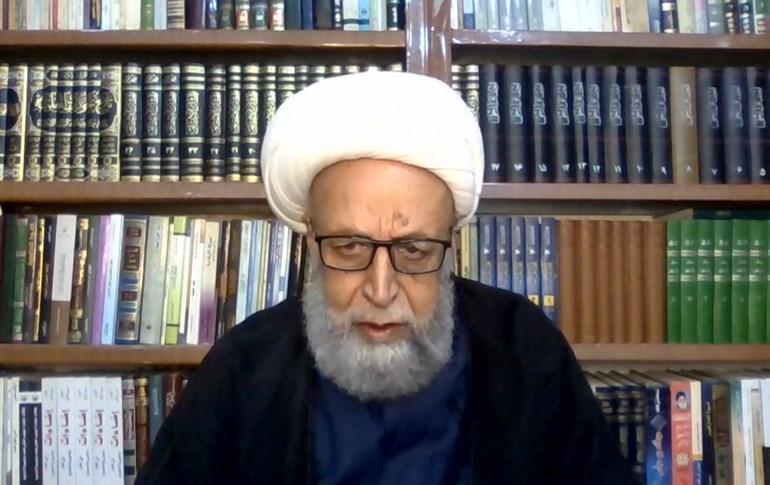 Sheikh Jamil al-Rubai, a cleric at the Najaf seminary headed by Sistani. Photo: Rudaw