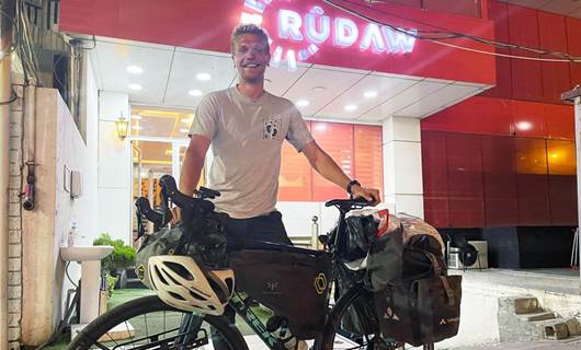 Belçikalı genç bisiklet ile 293 günde Erbil’e ulaştı