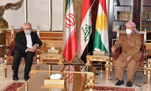 Mesud Barzani, İran Dışişleri Bakanı Zarif ile bir araya geldi