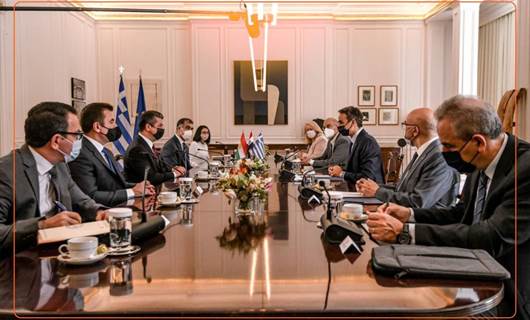 Başbakan Barzani ile Yunanistan Başbakanı Miçotakis bir araya geldi