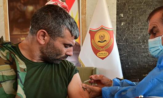 FOTO - Peşmergeye ikinci doz koronavirüs aşısı yapıldı