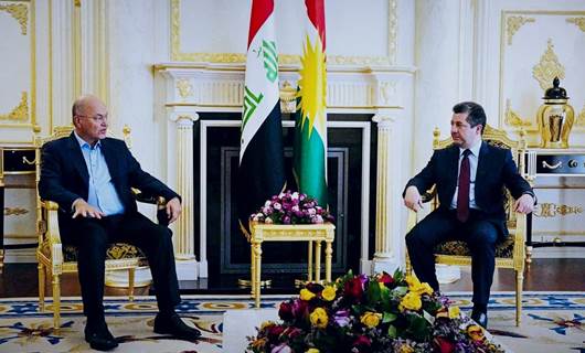 Başbakan Barzani, Irak Cumhurbaşkanı Salih ile görüştü