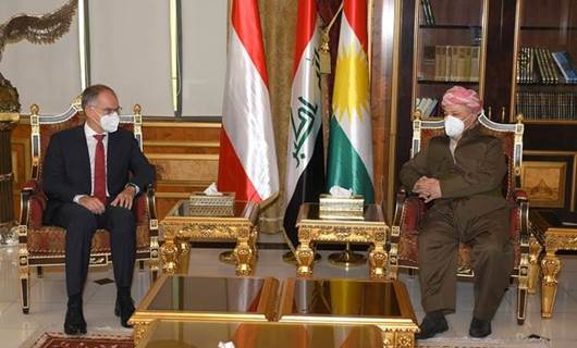Başkan Barzani, Avusturya Büyükelçisi Wüstinger'i kabul etti