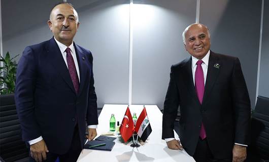 Çavuşoğlu, Irak Dışişleri Bakanı Fuad Hüseyin ile bir araya geldi