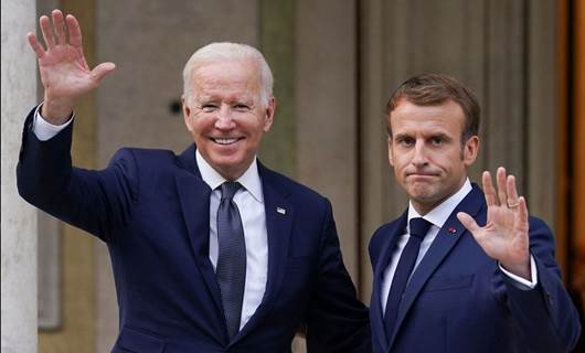 Biden ile Macron denizaltı gerilimi sonrası ilk kez bir arada