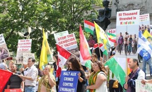 Canadian Kurds Rally against Islamic Extremists