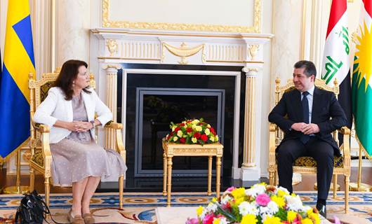 Mesrur Barzani ile İsveç Dışişleri Bakanı Linde ile görüştü