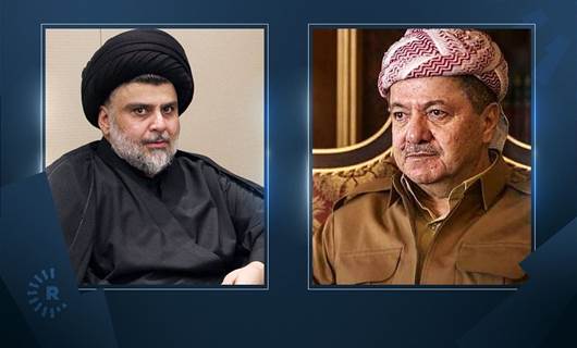 Başkan Mesud Barzani Sadr ile telefonda görüştü